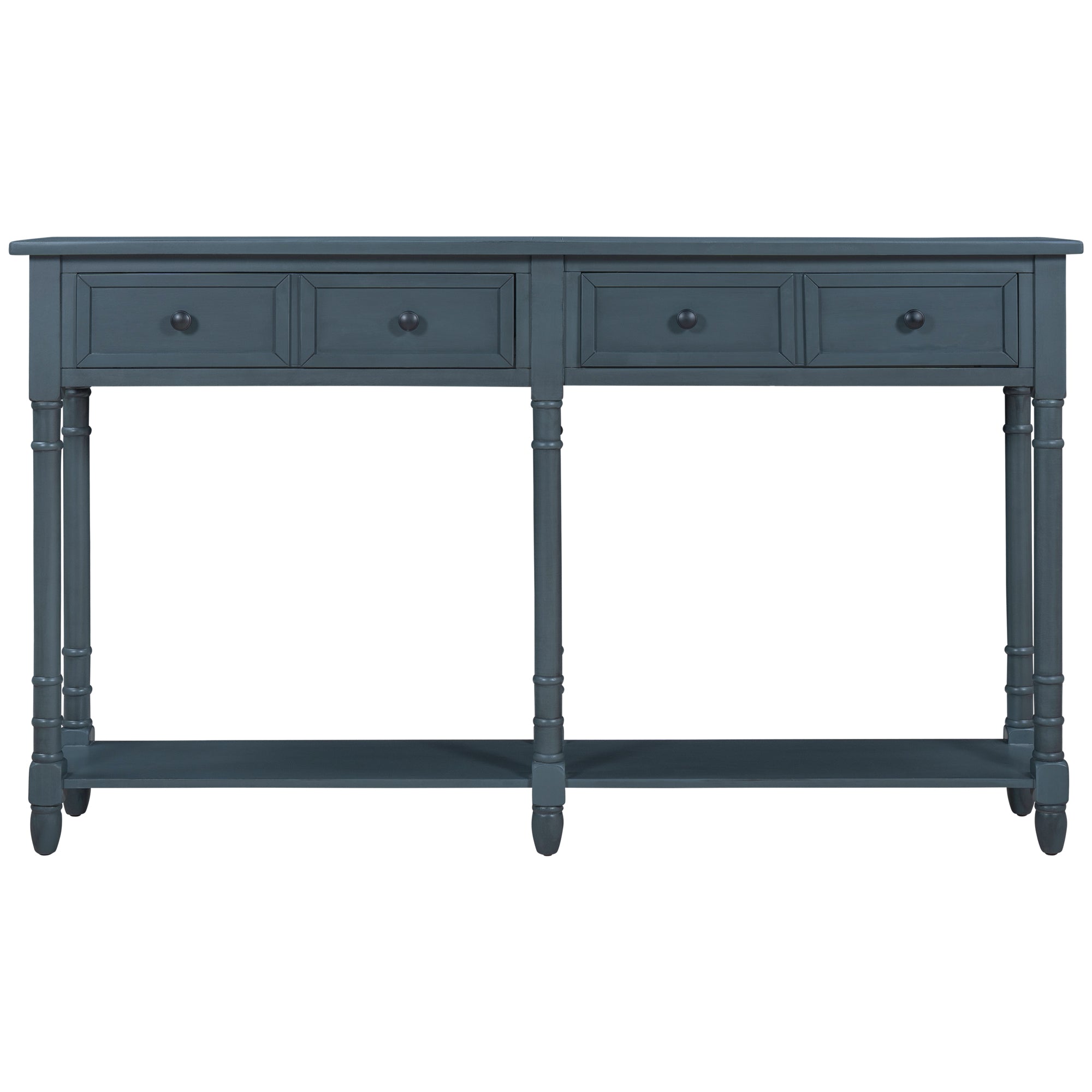Table console avec deux tiroirs et une tablette inférieure