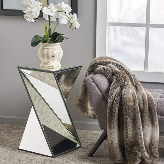 Table de bout Miroir géométrique