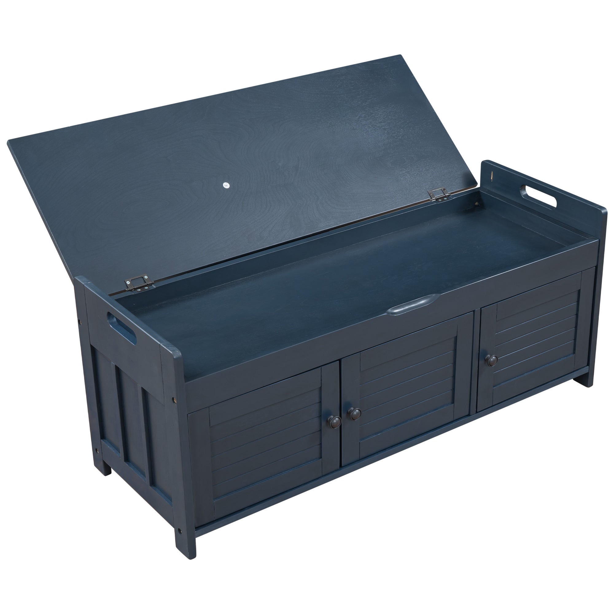 Banc de rangement à chaussures avec coussin amovible