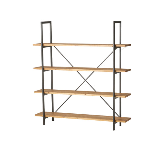 Bibliothèque en bois de sapin 183 cm