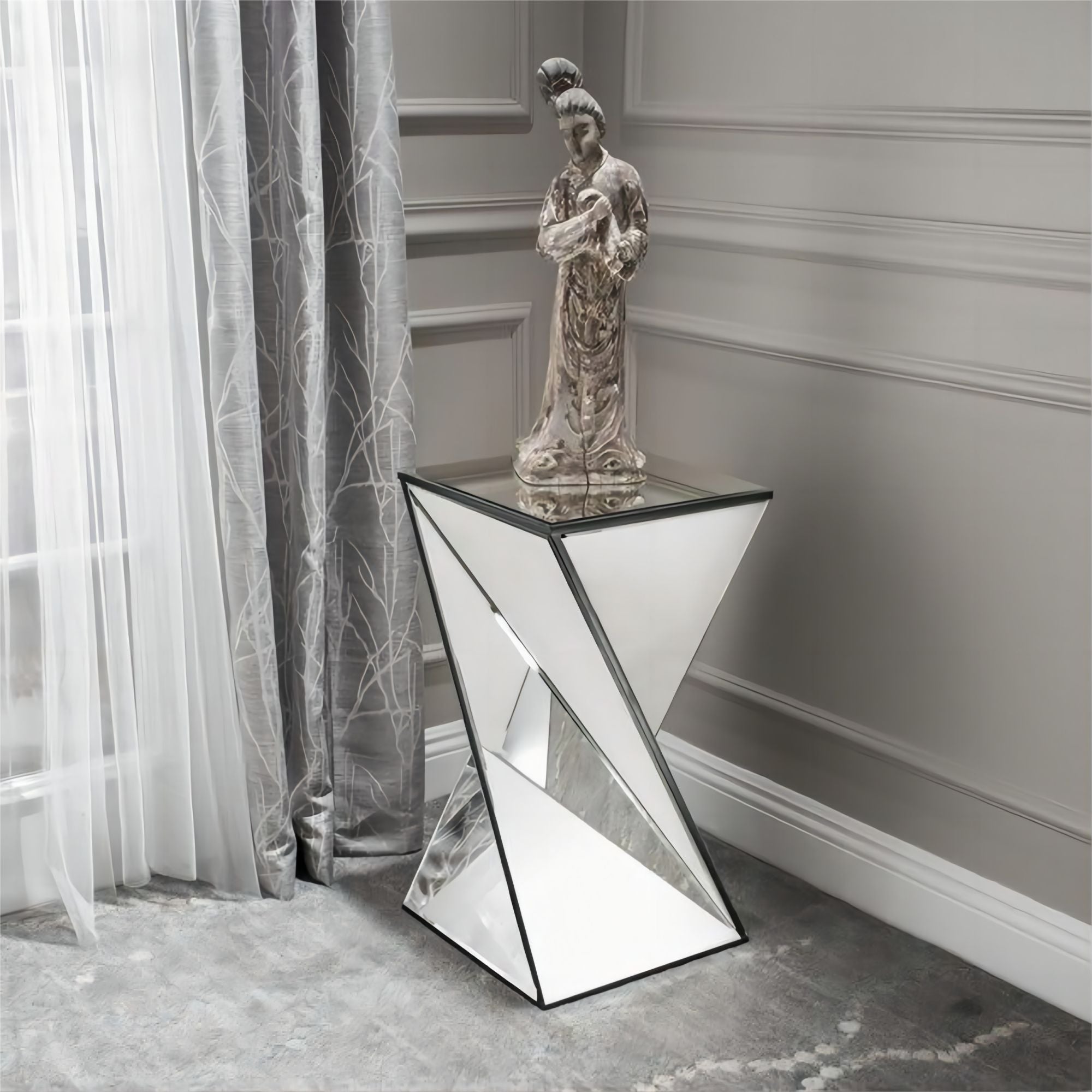 Table de bout Miroir géométrique