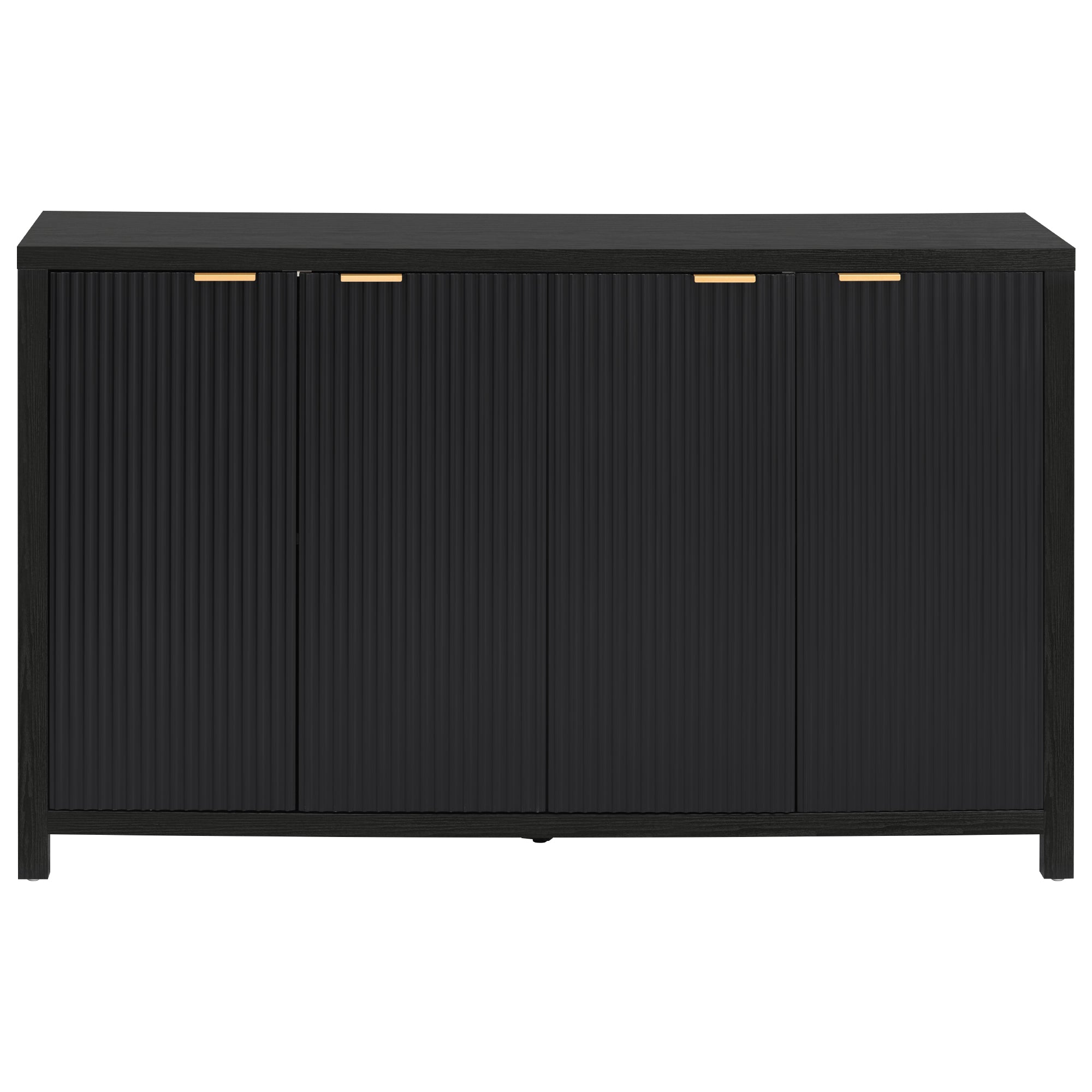 Meuble de rangement 4 portes avec étagères réglables